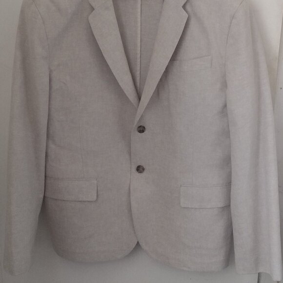 Old Navy Linen-Blend Suit, XL Blazer & Loose Taper Ankle Pants "A Stone's Throw" - Picture 7 of 9